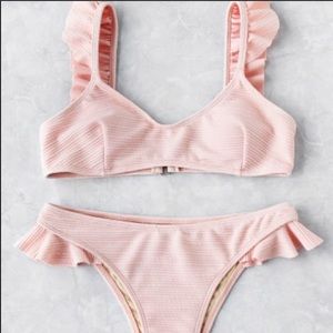 Cute light pink swimsuit